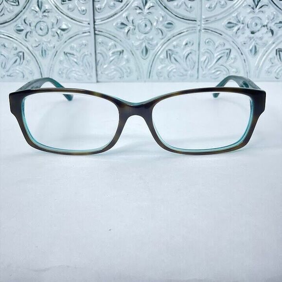 Coach Eyeglasses Frame HC6040 Brooklyn 5116 Tortoise/Teal Women 52[]16 135 - Picture 2 of 7